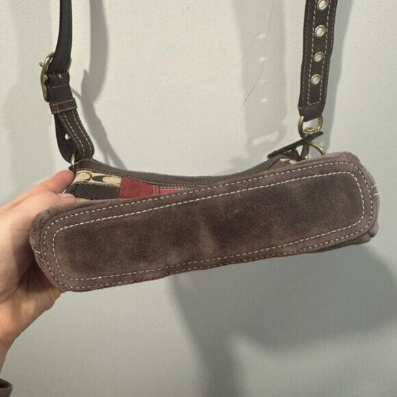 EUC- VINTAGE Y2K PATCHWORK COACH CROSSBODY - Picture 6 of 16
